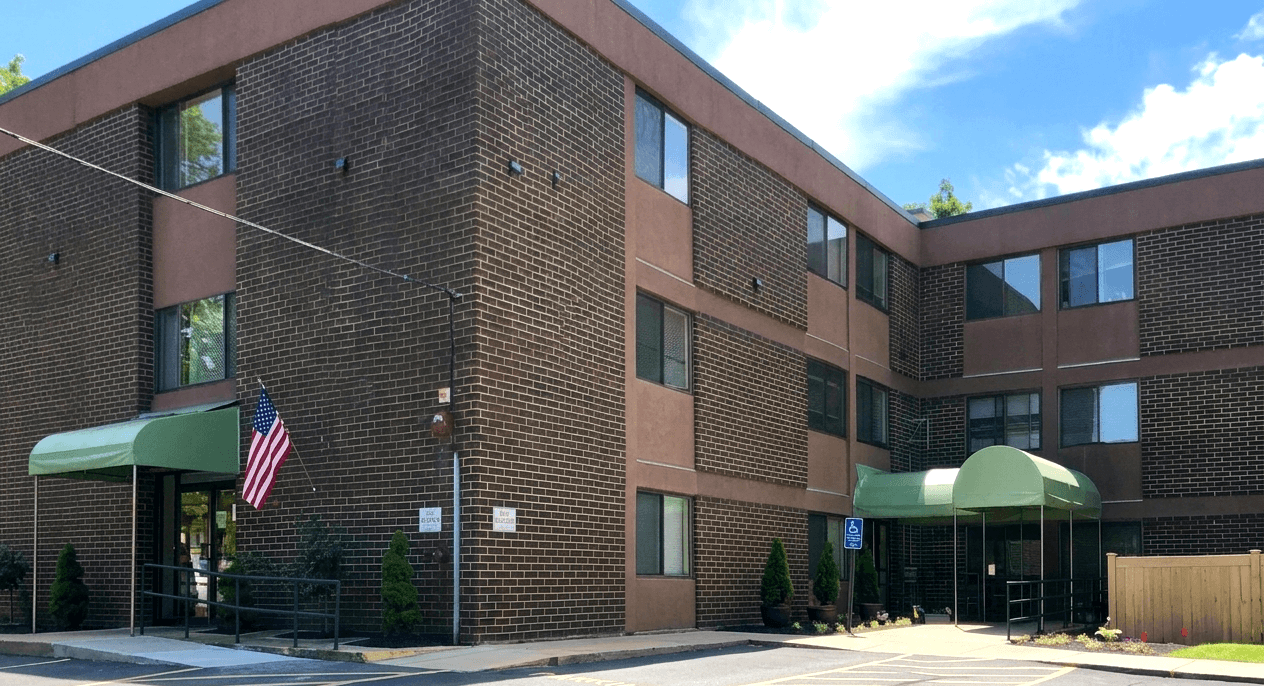 Exterior entrance at Advinia Care Newport
