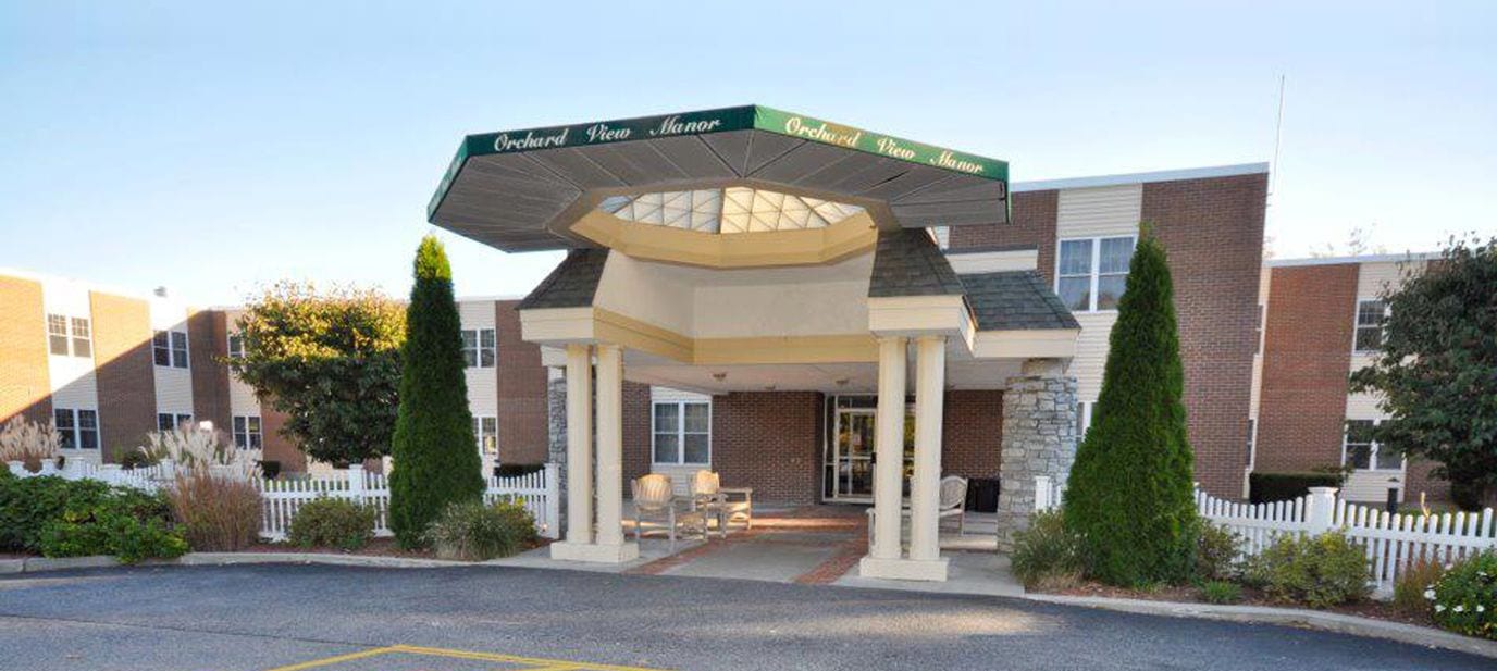 Exterior entrance at Advinia Care Orchard View
