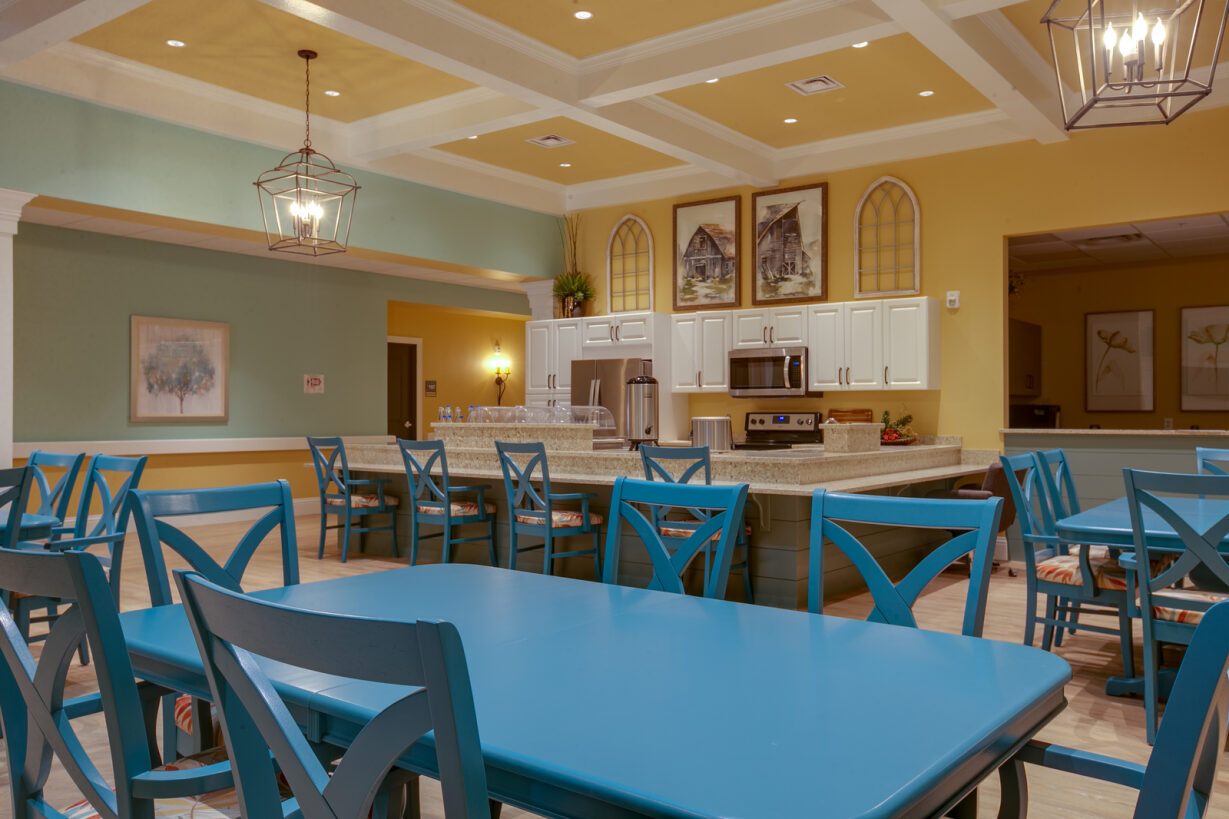 Activity kitchen dining at Advinia Care Paddock Ridge