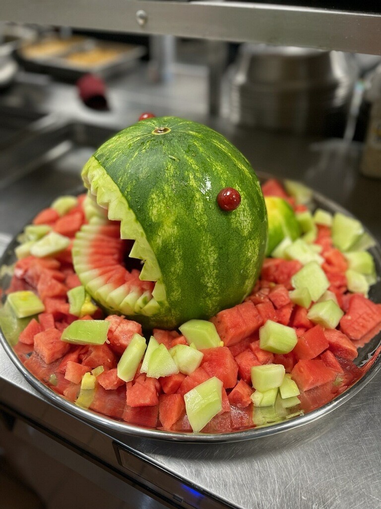 Watermelon fruit display at Advinia Care Paddock Ridge