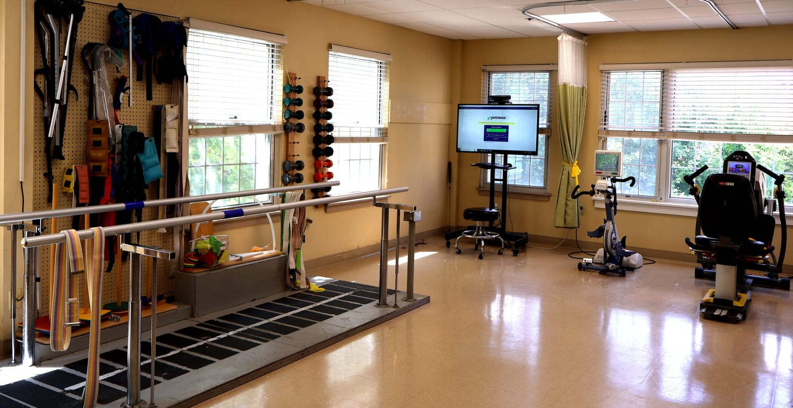 Rehab gym at Advinia Care Pawtucket