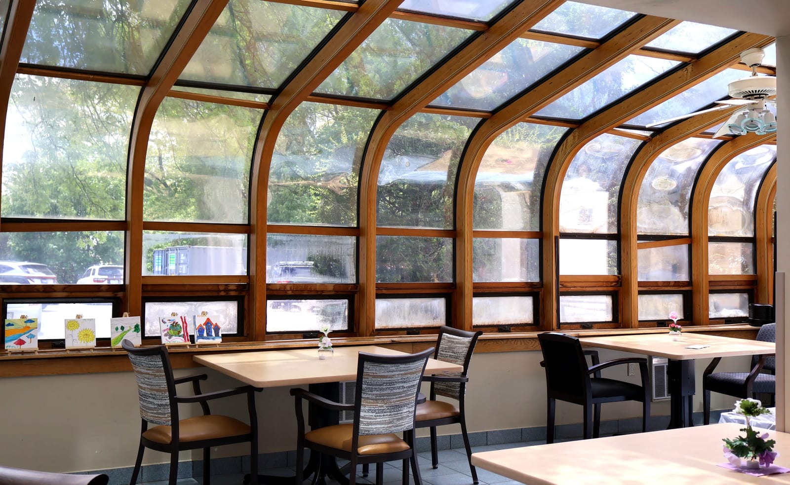 Atrium dining room at Advinia Care Waterview Villa