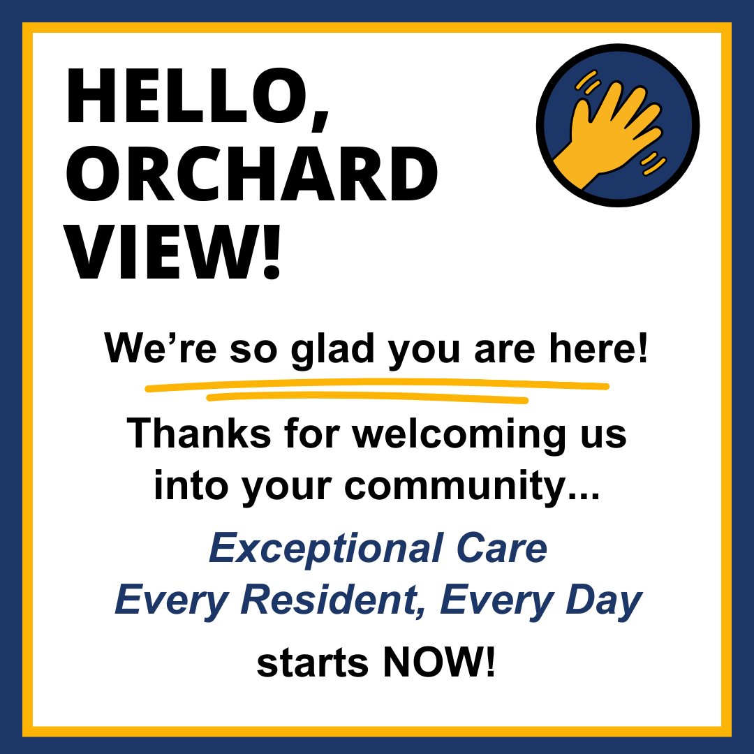 Welcome Orchard View